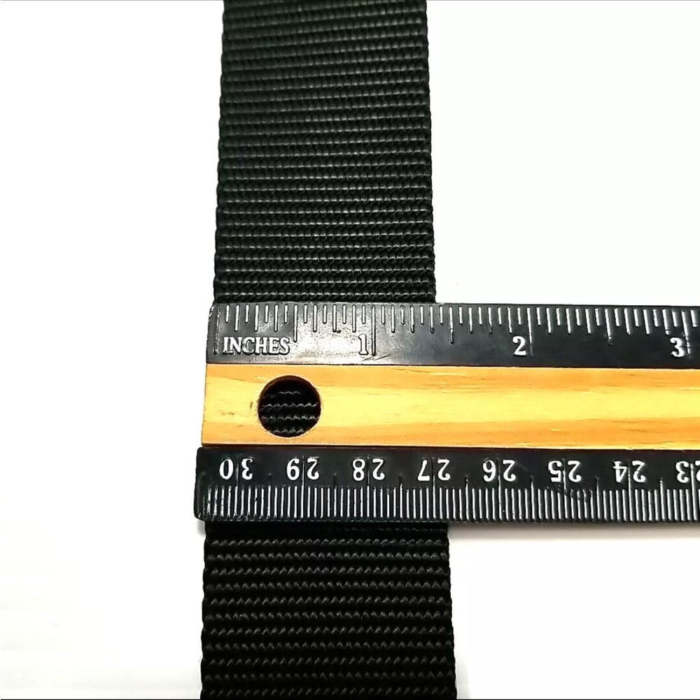 Bison Designs Last Chance Black & Gunmetal Tactical Belt 43.5" Long x 1.5" Wide - Picture 2 of 7